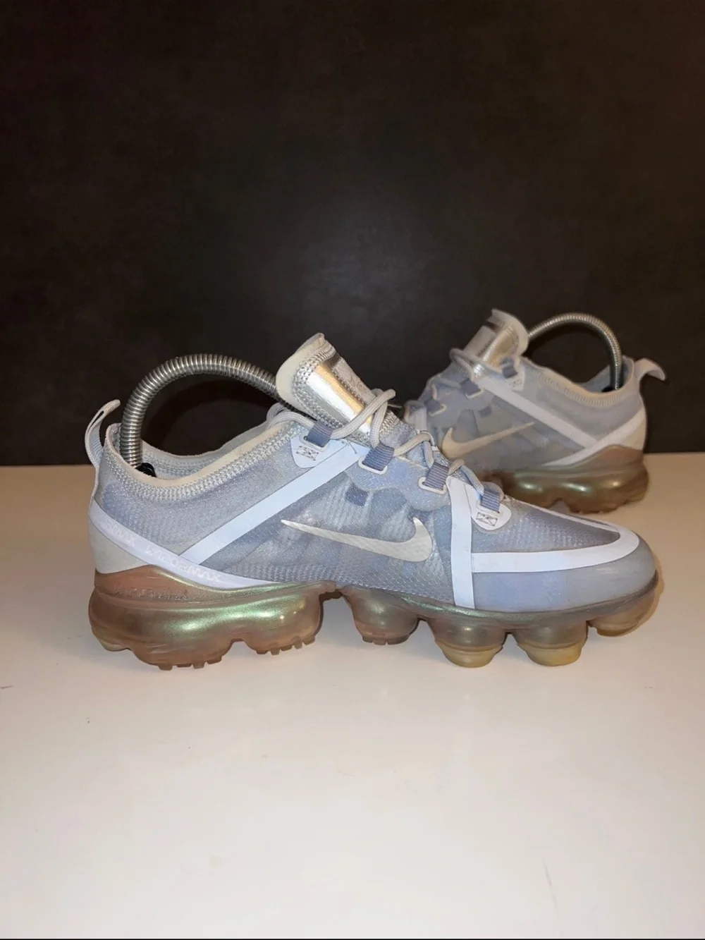 Nike Air VaporMax Indigo Fog Pure Platinum Blue AJ2617-001 Wmns 8.5 / 7Y shoes